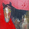 Tiny Horse in Red
