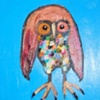 Owl in Blue