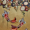 3 Koi in Gold with Gold Jewels
