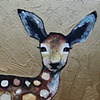 Tiny Fawn in Bronze