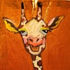 Tiny Giraffe in Bronze
