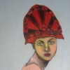 lady in hat with eggs