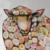 Woolly Sheep in Metallic White Pearl