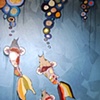 7 Koi in Metallic Sea