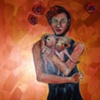 Girl with Two Pigs