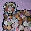 Tiny Sheep in Metallic Pink