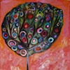 Plum Tree in Tangerine Sky