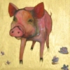 piggy in gold