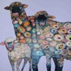 3 Sheep in Lavender