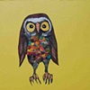 Tiny Owl in Yellow