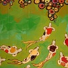9 Koi in Green