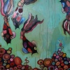 9 Koi in Light Blues and Sea Greens