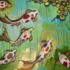 7 koi in green