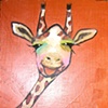 Tiny Giraffe in Copper