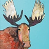 Tiny Moose in Blue