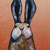 Tiny Rabbit in Copper 