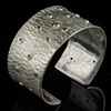 Diamond & Sapphire Leaf  Cuff