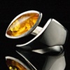 Amber Tail Ring