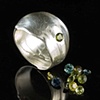 Flow Ring with natural Tourmaline