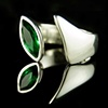 Envy Marquise Ring, Green Topaz Sterling Silver