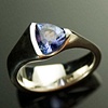 Tanzanite Tetra Ring