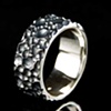 Big Mama, Men's Sterling Silver Textured Ring
