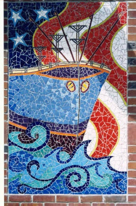 Tile Mosaic Mural, Richmond