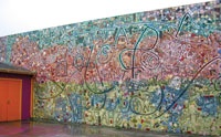 Isaiah Zagar Tile and Mirror Mural