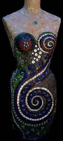 Glass Mosaic Mannequin