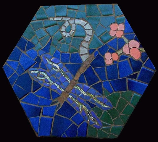 Tile Dragonfly Stepping Stone