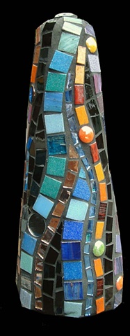Mirror and Glass Garden Element