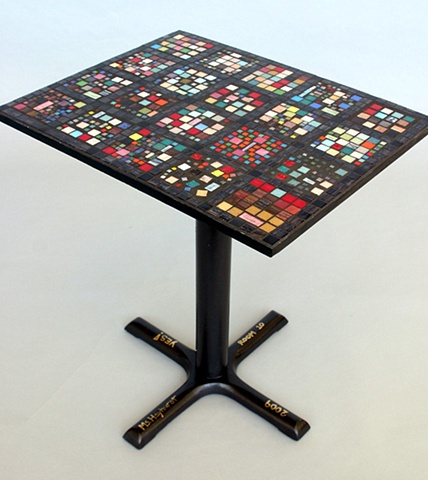 Vitreous Glass Mosaic Table 