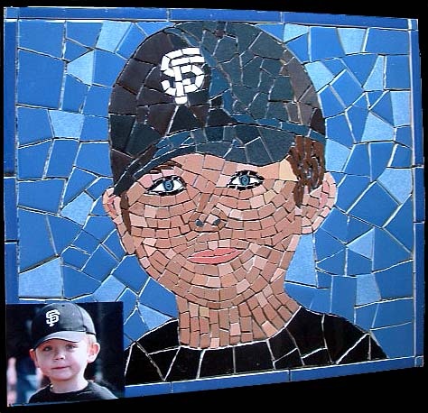 Tile Mosaic Portrait