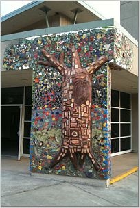 Sammy Dean Communitree Mural, Upper Brookside Campus, San Anselmo, CA