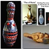 Working on my bowling pin for Pins of Marin