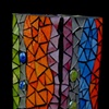 Stained glass lamp.