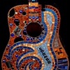 Personalized Glass Mosaic Guitar