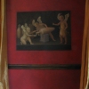 Glazed walls with commissioned  painting