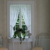 Swedish style stencil and wall finish