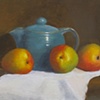 Teapot and Pears