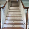 Decoration on stair risers