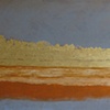 Landscape in Blue and Golden Hues