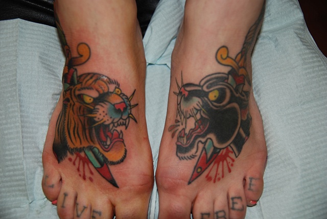 feet