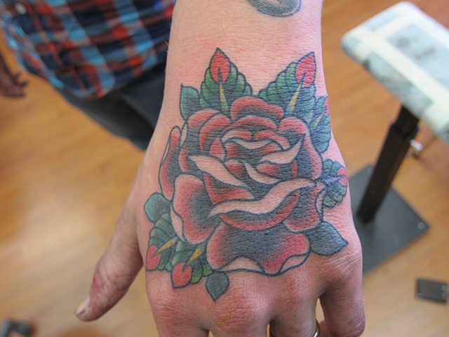 rose hand