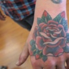 rose hand