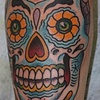 sugar skull tattoo