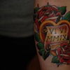 roses and scroll