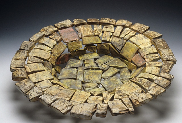 Grand platter with rim