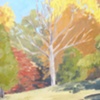 Detail of Paulson Residence painting