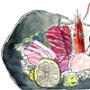 Sashimi Plate 1